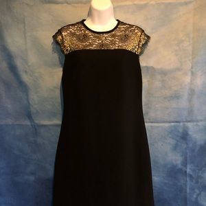 Ted Baker Lorenne Gold Lace Tunic Dress NWT